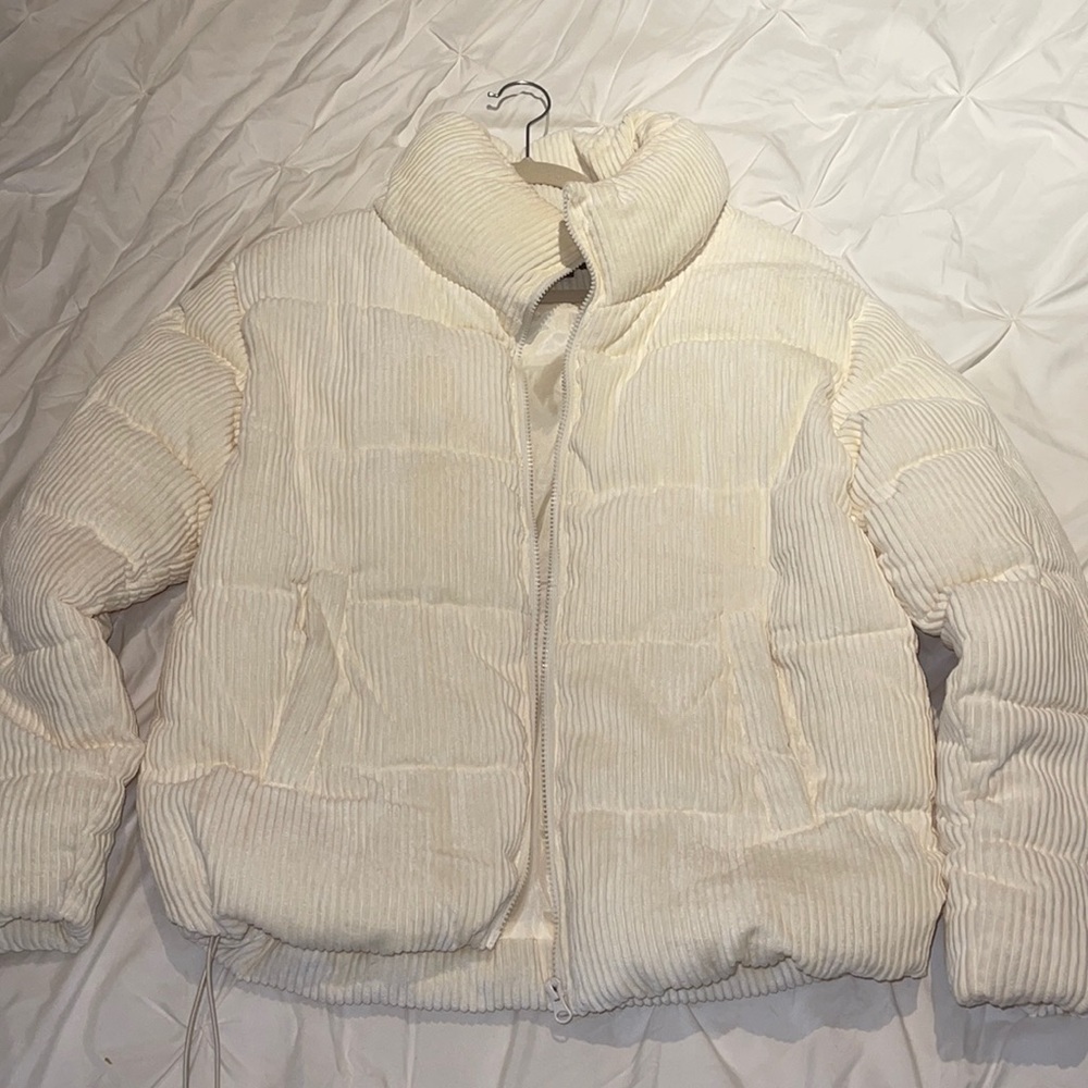Pink platinum white jacket. MOVING SALE!